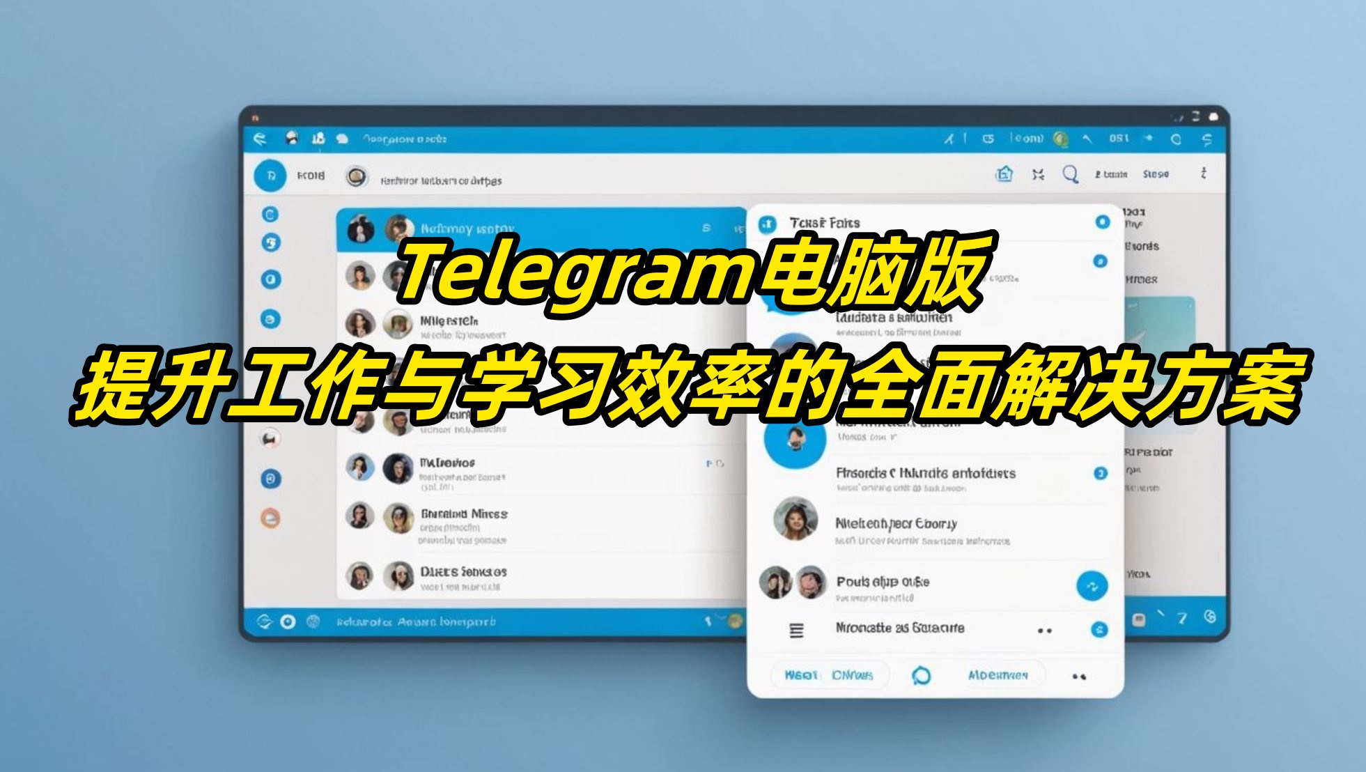 Telegram电脑版：提升工作与学习效率的全面解决方案