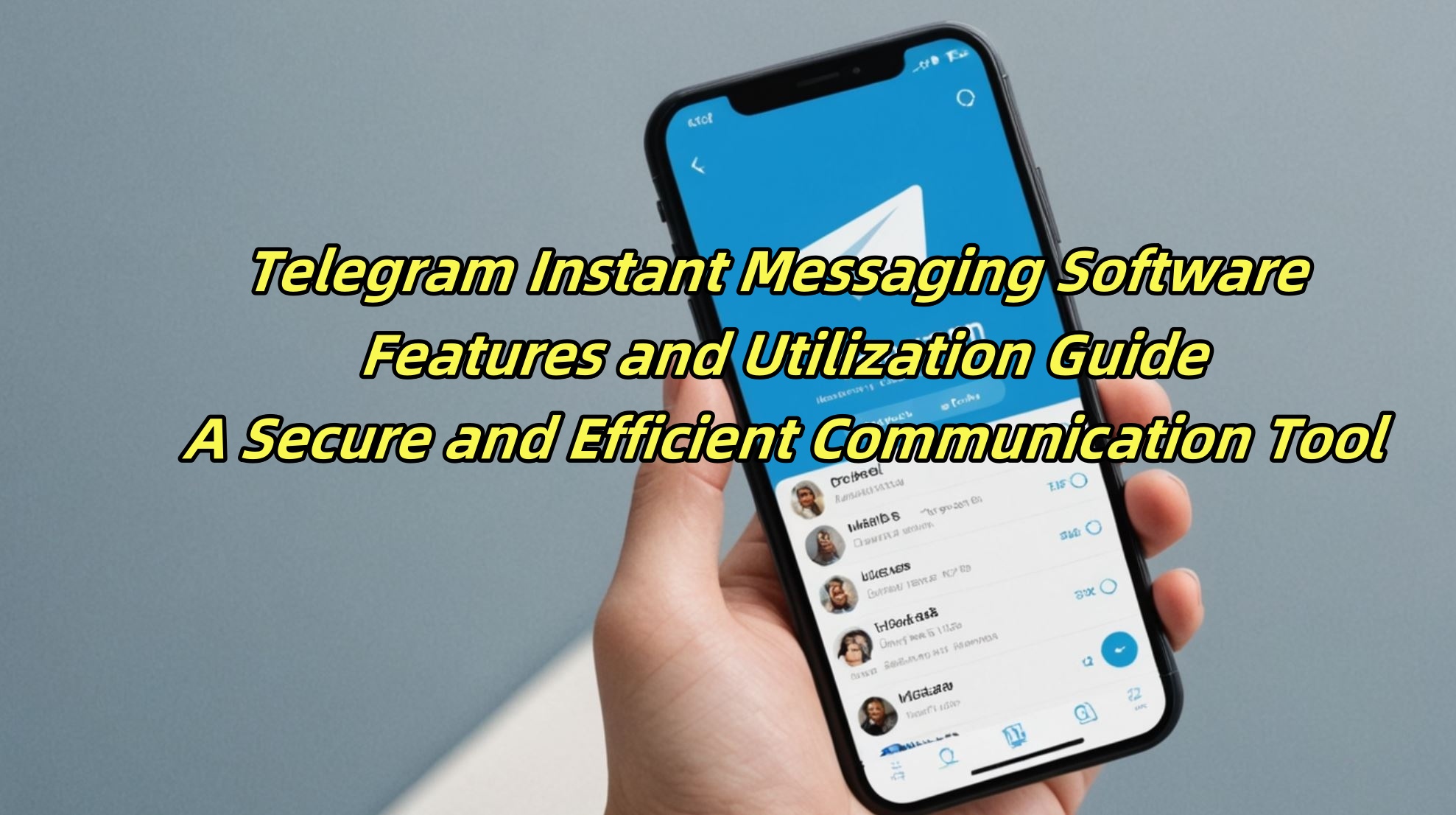 Telegram Instant Messaging Software Features and Utilization Guide: A Secure and Efficient Communication Tool