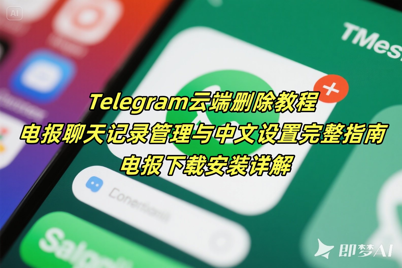 Telegram云端删除教程：电报聊天记录管理与中文设置完整指南 - 电报下载安装详解
