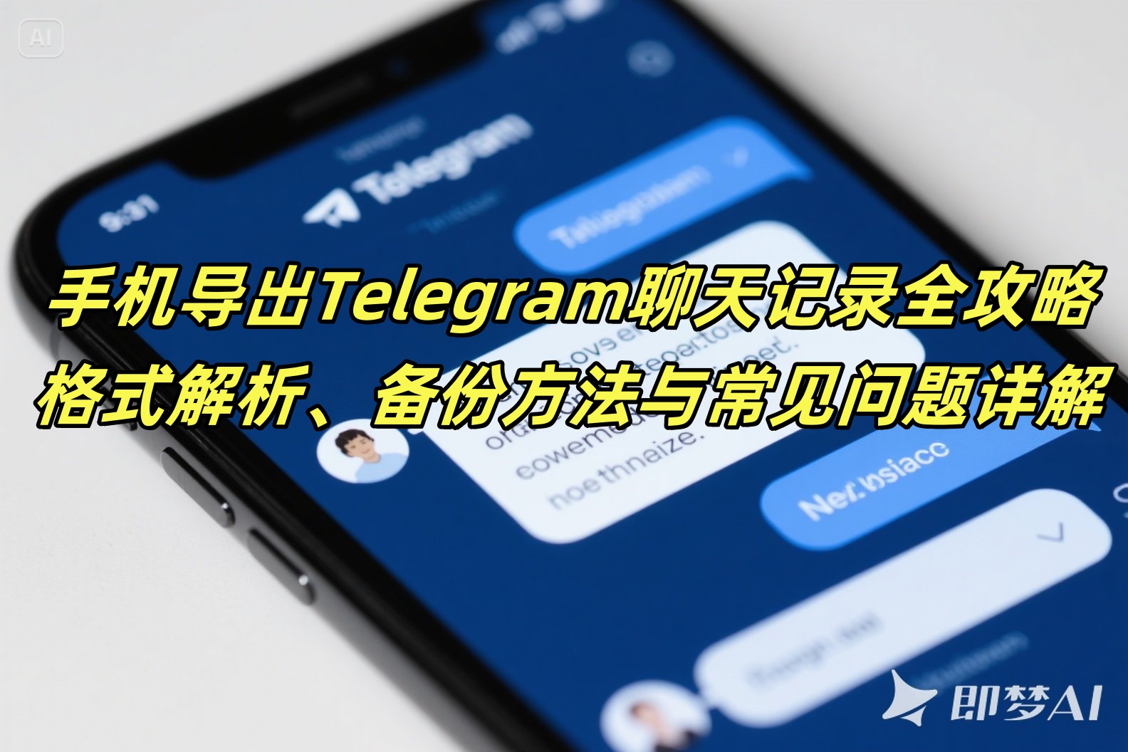 手机导出Telegram聊天记录全攻略：格式解析、备份方法与常见问题详解
